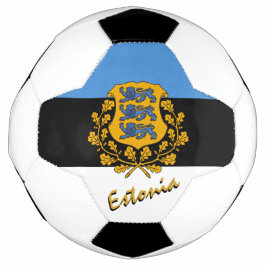 Estland - Fußball und Estnische Flagge / Sport