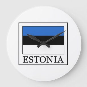 Estland Große Wanduhr