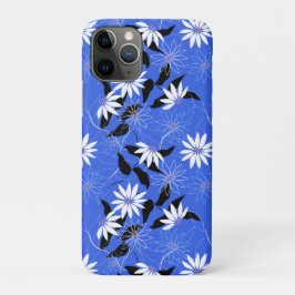 Estland iPhone Fall. Blaue Blumenfarben Case-Mate iPhone Hülle