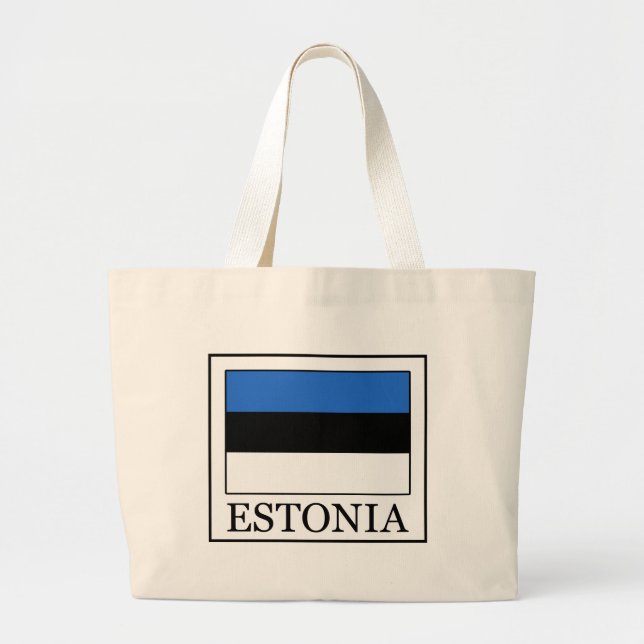 Estland Jumbo Stoffbeutel (Vorne)