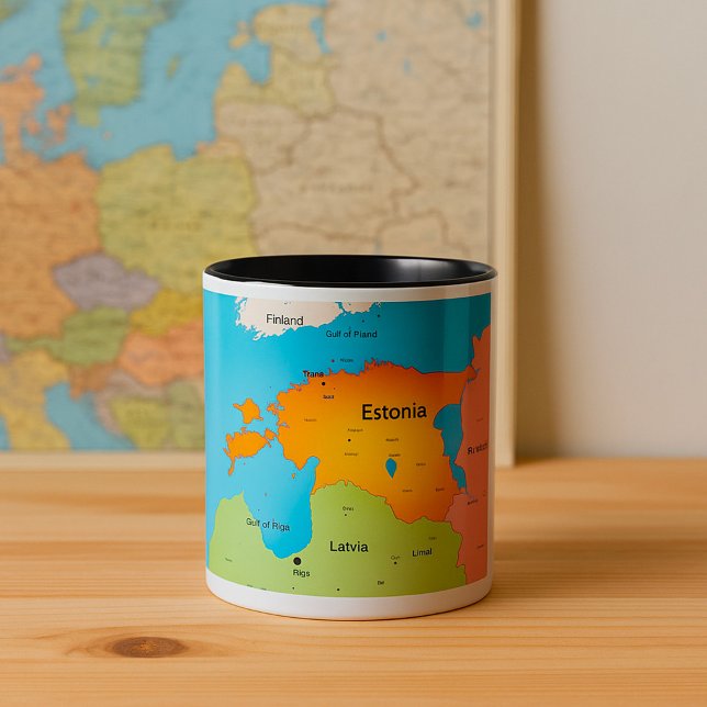 Estland Karte Tasse (Von Creator hochgeladen)