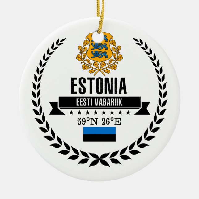 Estland Keramikornament (Vorne)