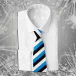 Estland - Krawatte, Mode Estonian Flag Krawatte<br><div class="desc">Neck Tie: Patriotisch estnische Flag-Mode und estnisches Business-Design - Liebe mein Land,  Bürokleidung,  Reisen,  Nationalpatrioten / Sportfans</div>