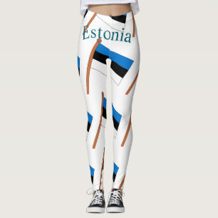 Estland Landesflagge Thunder_Cove Leggings