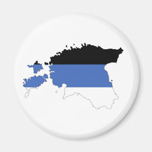 Estland-Landesflaggekarten-Formsymbol Magnet