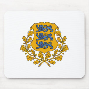 Estland Landeswappen Symbol Emblem Flagge Mousepad