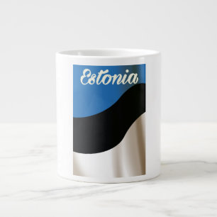 Estland Nationales Reiseplakat Jumbo-Tasse