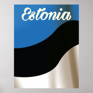 Estland Nationales Reiseplakat Poster