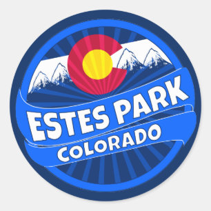 Estland Park Colorado Berg Burst Aufkleber