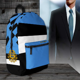 Estland Rucksack, patriotische, estnische Flagge Bedruckter Rucksack