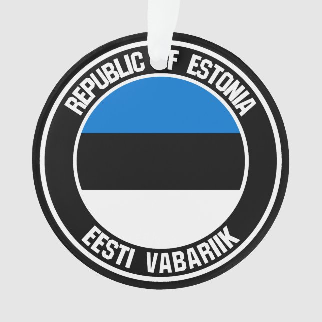Estland-RundEmblem Ornament (Vorderseite)