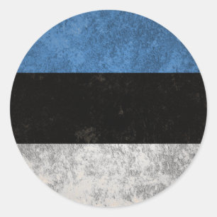 Estland Runder Aufkleber