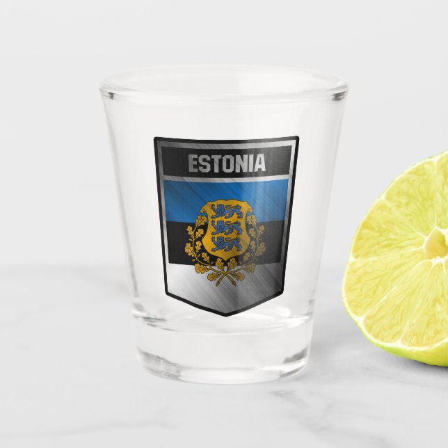 Estland Schnapsglas (Vorderseite)