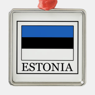 Estland Silbernes Ornament