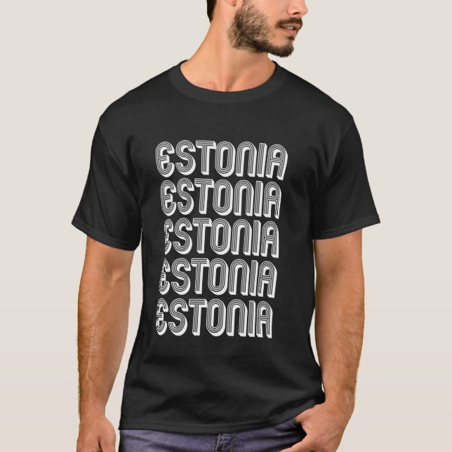 Estland T-Shirt (Vorderseite)