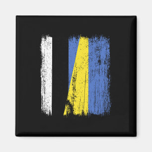Estland Ukraine Halbflagge Estnische Ukrainische H Magnet