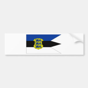 Estlandmarinefahne-Flagge Autoaufkleber