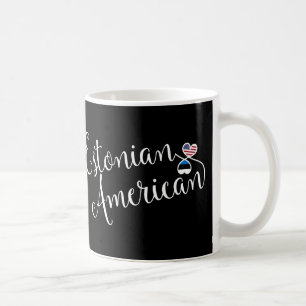 Estnisch American Entwined Hearts Tasse