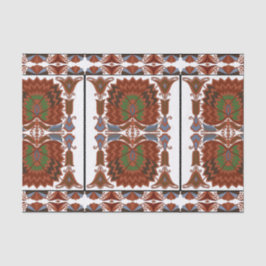 Estnische antike Blumengemälde Seidenpapier