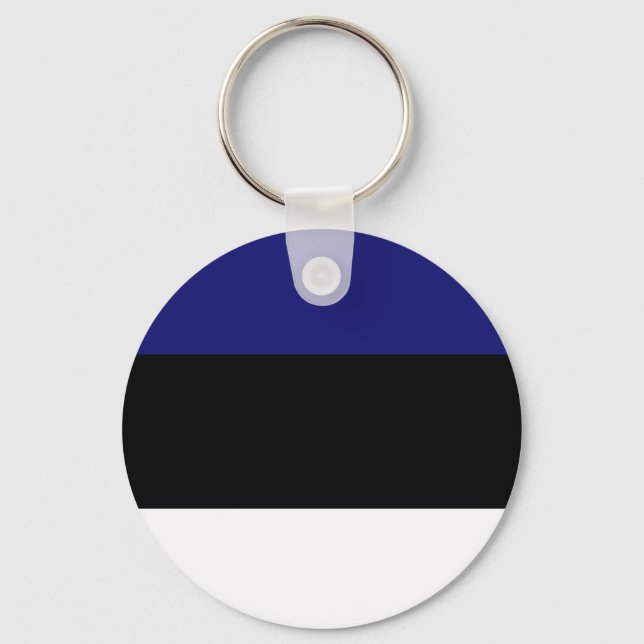 Estnische Flag-T - Shirt und -Geschenke Schlüsselanhänger (Vorderseite)