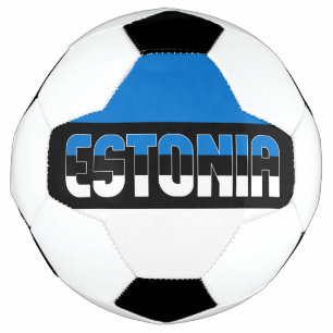Estnische Flagge Adortable Patriotic Fußball