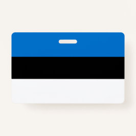 Estnische Flagge Ausweis