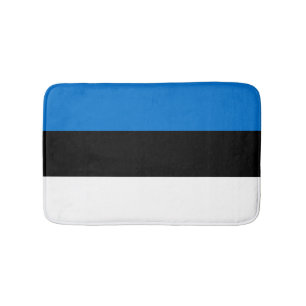 Estnische Flagge Badematte