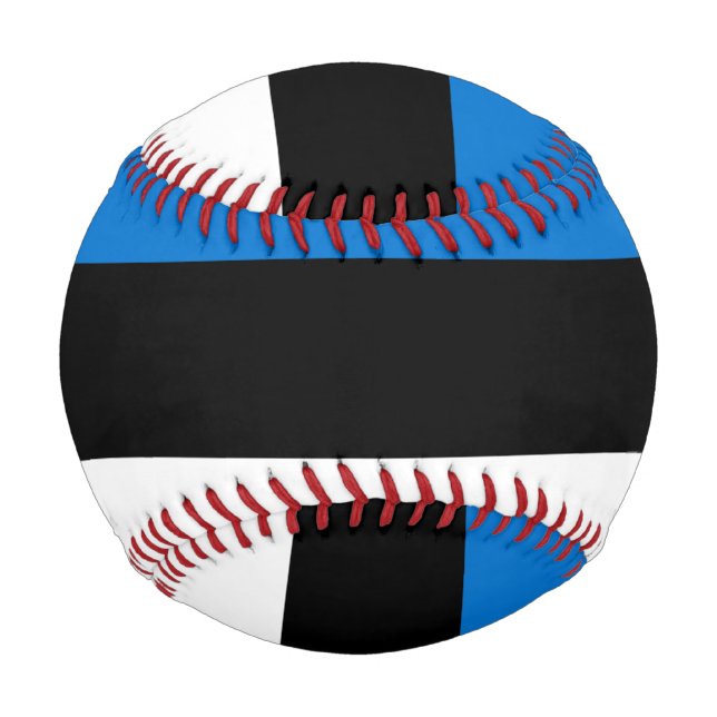 Estnische Flagge Baseball (Vorderseite)