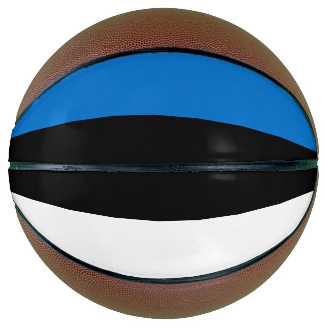 Estnische Flagge Basketball (Vorderseite)