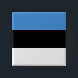 Estnische Flagge Button<br><div class="desc">Anpassbare World Flag Produkte - Bitte fühlen Sie sich frei,  Ihren eigenen Text hinzuzufügen.</div>