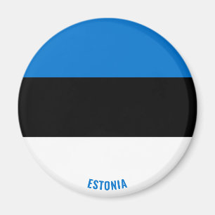Estnische Flagge Charming Patriotic Magnet