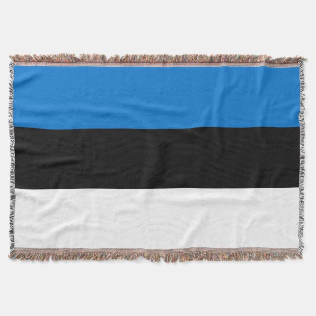 Estnische Flagge Decke (Vorderseite)