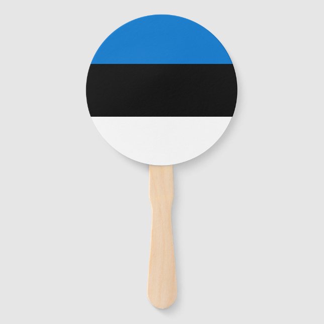 Estnische Flagge Fächer (Vorderseite)