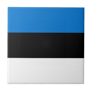 Estnische Flagge Fliese