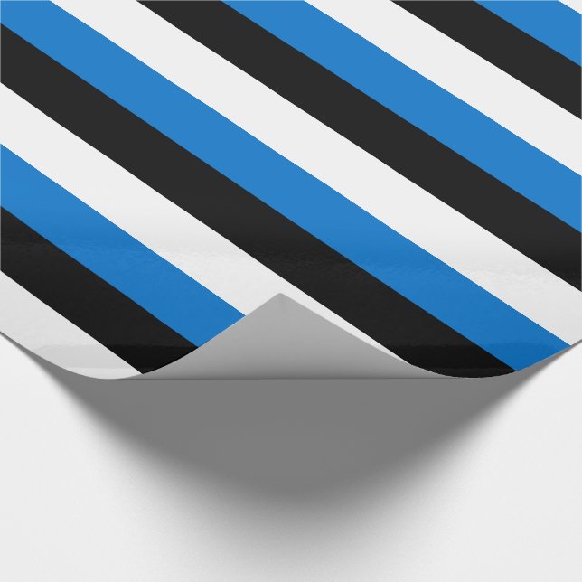 Estnische Flagge Geschenkpapier (Ecke)