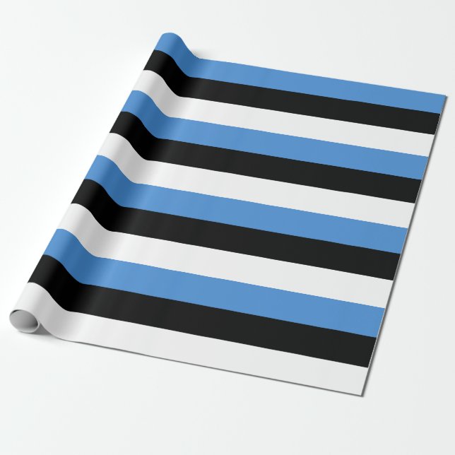 Estnische Flagge Geschenkpapier (Ungerollt)