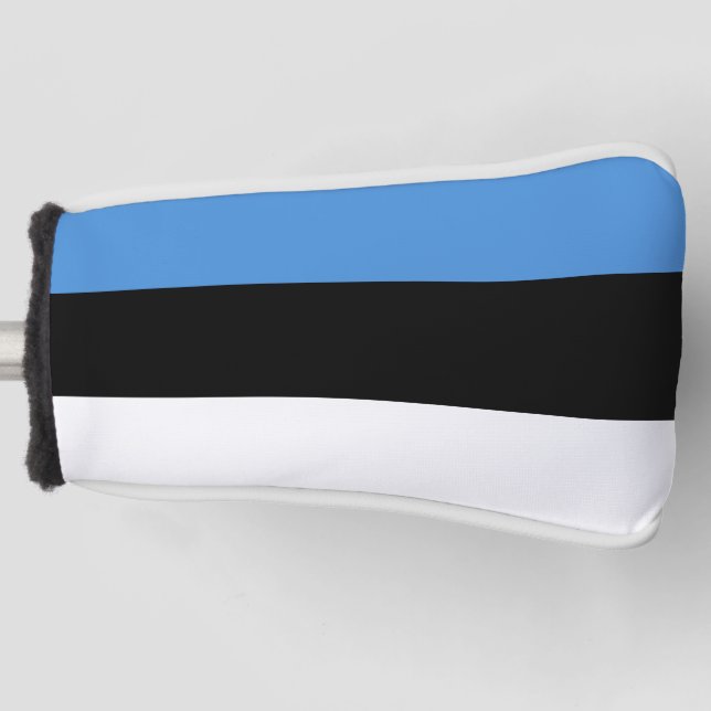 Estnische Flagge Golf Headcover (Vorderseite)