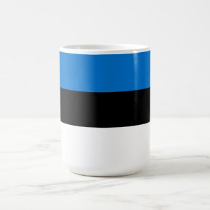 Estnische Flagge Kaffeetasse