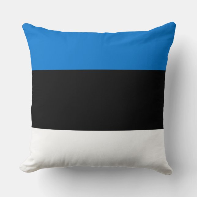 Estnische Flagge Kissen (Vorderseite)