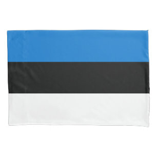 Estnische Flagge Kissenbezug