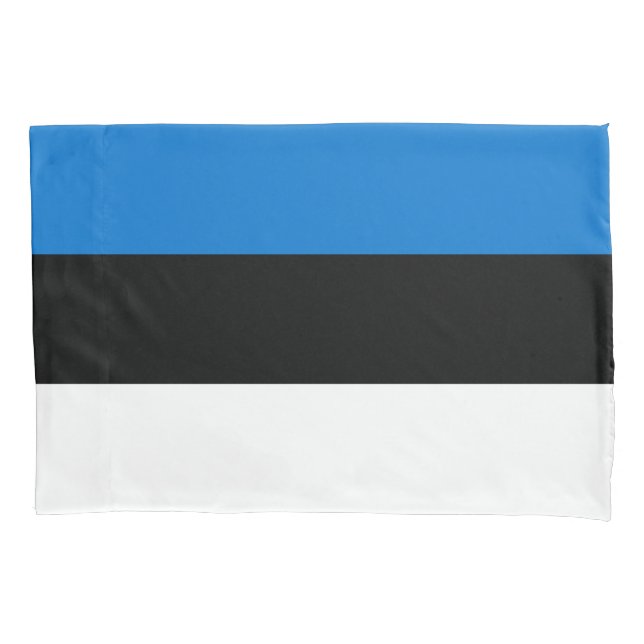 Estnische Flagge Kissenbezug (Vorderseite)