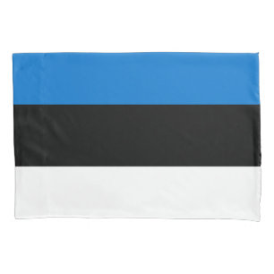 Estnische Flagge Kissenbezug