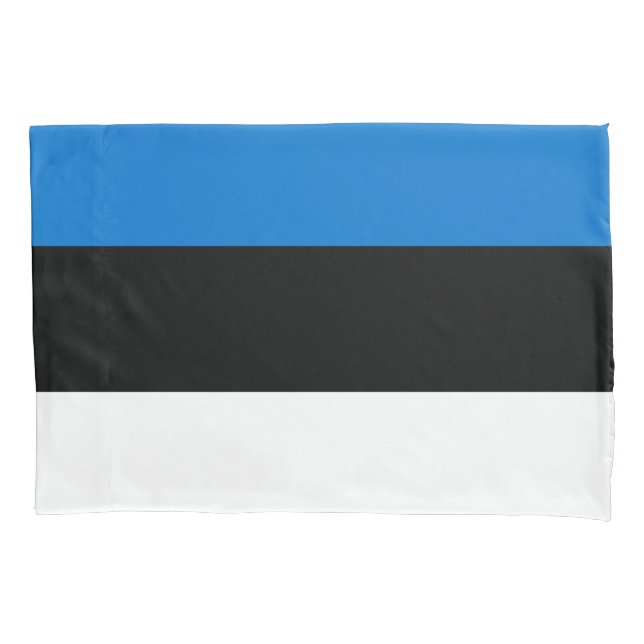 Estnische Flagge Kissenbezug (Vorderseite)