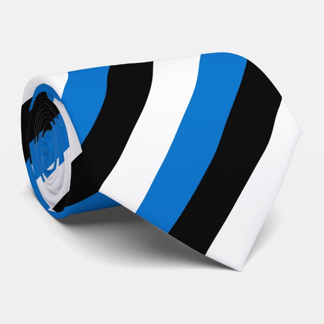 Estnische Flagge Krawatte (Gerollt)
