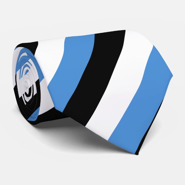 Estnische Flagge Krawatte (Gerollt)