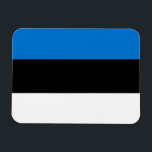 Estnische Flagge Magnet<br><div class="desc">Patriotische Flagge Estlands.</div>