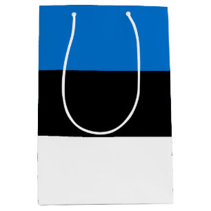 Estnische Flagge Mittlere Geschenktüte