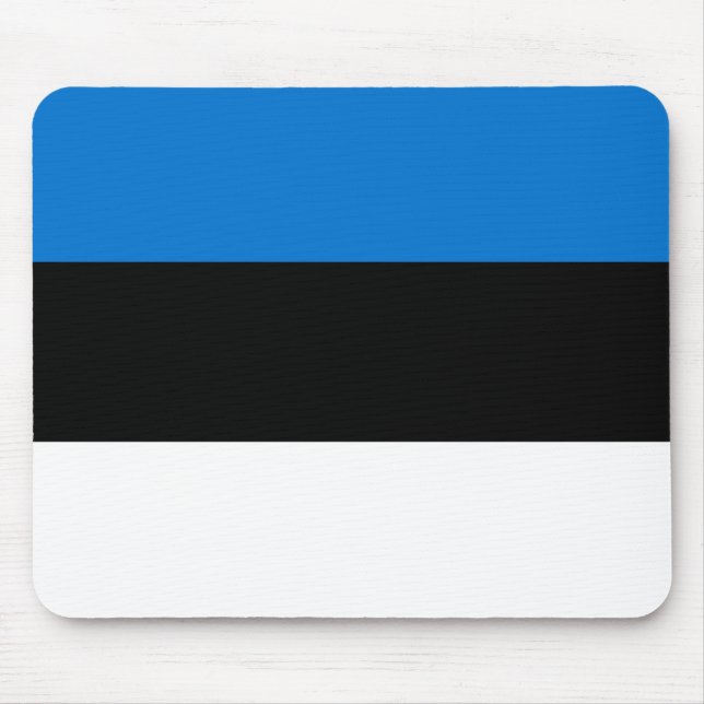 Estnische Flagge Mousepad (Vorne)
