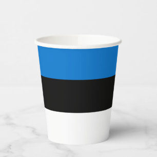 Estnische Flagge Pappbecher