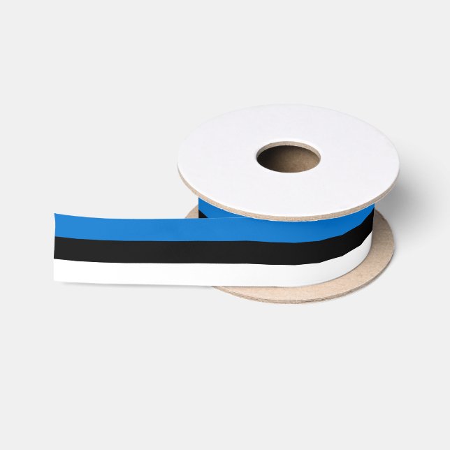 Estnische Flagge Satinband (Spule)